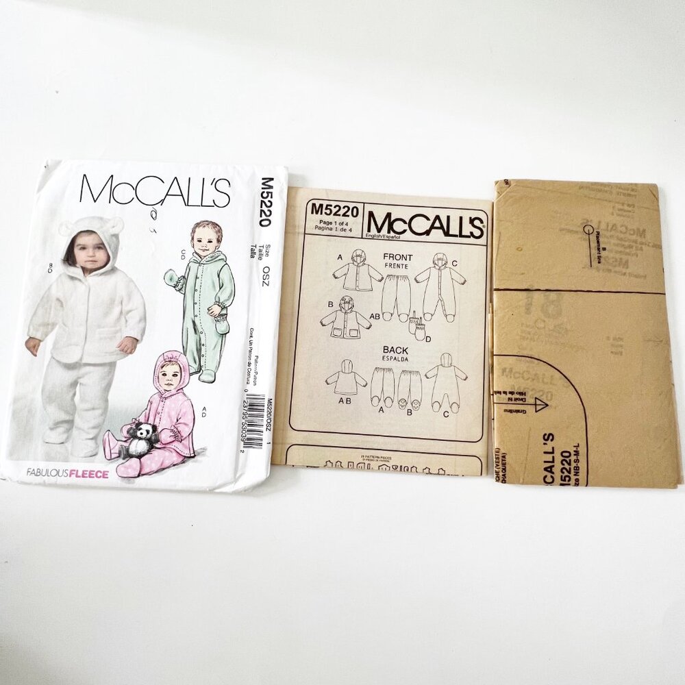 McCall's Sewing Pattern M5220 - Picture 3 of 3